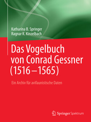 cover image of Das Vogelbuch von Conrad Gessner (1516-1565)